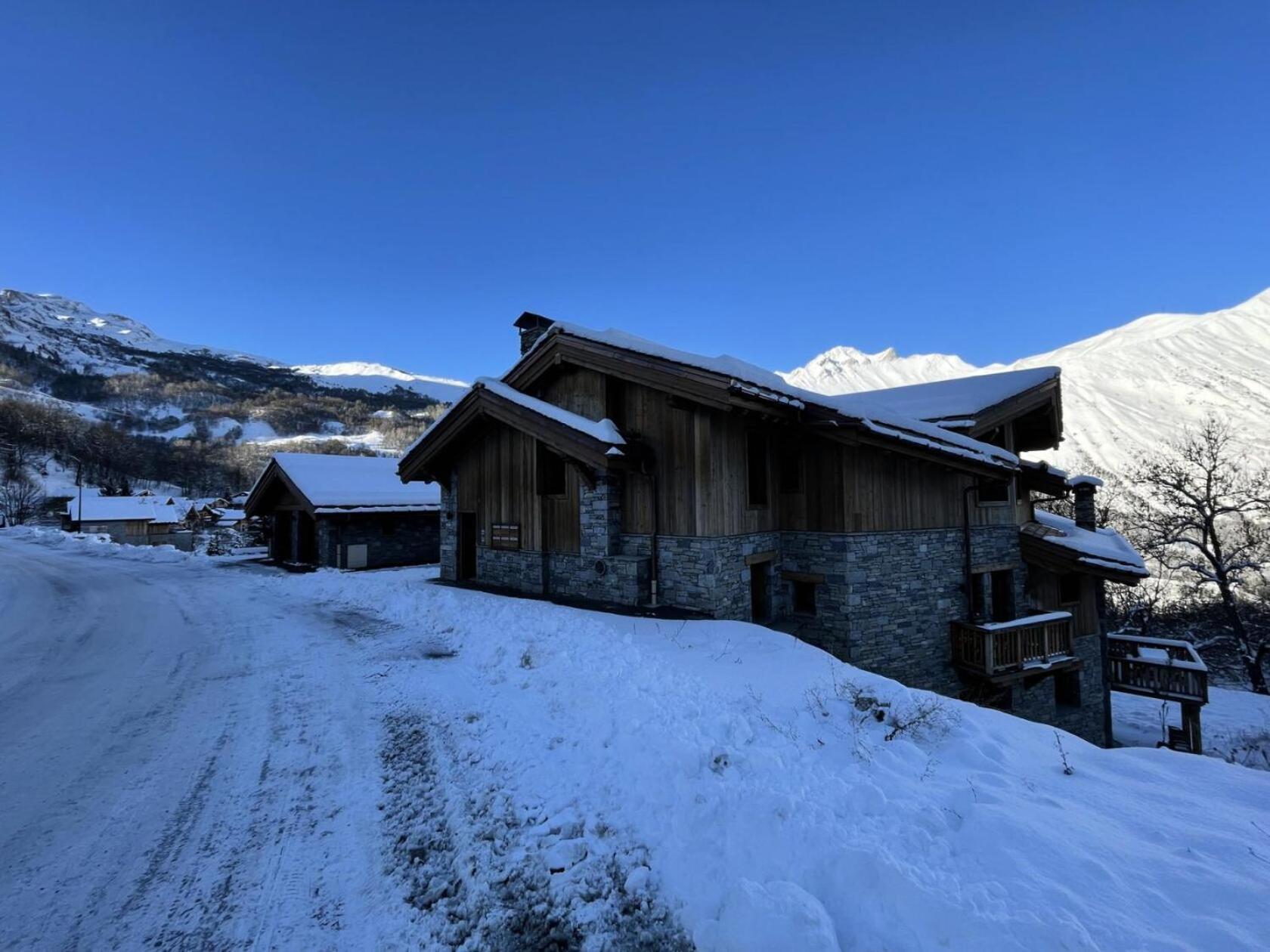 Les Chalets Du Cheval Noir - Appartement Neuf 4 Pieces 8 Personnes Avec Vue La Vallee Mae-2174 Saint-Martin-de-Belleville Bagian luar foto